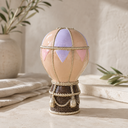 Hot Air Balloon Jewelry Box Handmade Trinket and Keepsake Box
